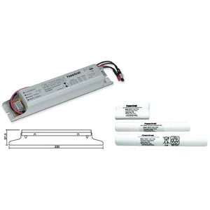 Baterai Kecil Emergency ECL LED 2A-240 7.2 2.5-120M
