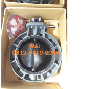 Butterfly Valve Upvc 12 Inc Ansi Type Gear Hersey