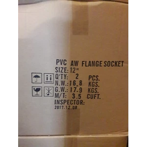 Flange PVC Socket 12 Inchi Jis 10K