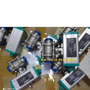 BALL VALVE  PNAUMATIC  TOMOE