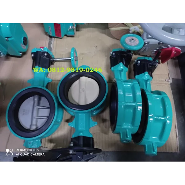 BUTERFLY VALVE TYPE GEAR TOMOE