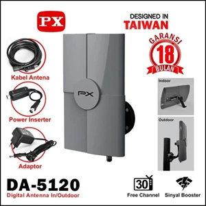 Antena Digital PX DA5120 Kabel 12M Booster Indoor Outdoor