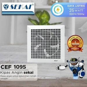 Kipas Exhaust Fan Plafon Sekai CEF 1095 CEF1095 10inch