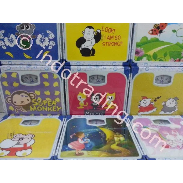 Timbangan Badan Bergambar