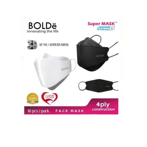 KF94 Mask 4 Ply Bolde Per Pack Contains 10 pcs