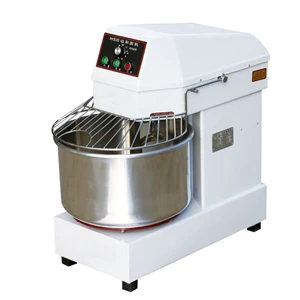 Bread Dough Mixer Machine Spiral Mixer (Smx-Dmxhs10b)-Silver