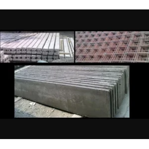 Pagar Beton Panel Size 40 Cm X  5 Cm X 240 Cm