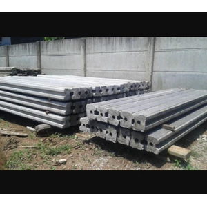 Pagar Beton Panel Precast Ukuran 40 X  5 X 240 Cm