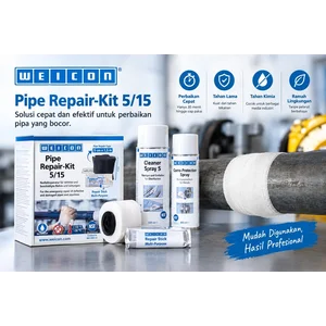 WEICON Pipe Repair-Kit 5/15 (Emergency Repair Set)