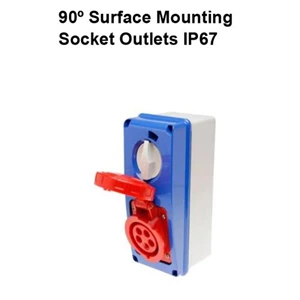 Surface mounting socket outlets IP67