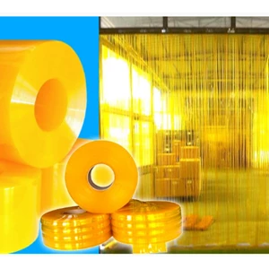 Yellow Pvc Curtain Size 3 mm x 30 cm x 50 meters