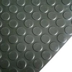 Karpet Karet Motif koin Hitam Jakarta