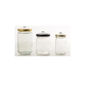 330Ml Botol Toples Beling Jar Kaca - Bulat & Silinder