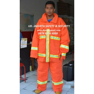 PAKAIAN SAFETY NOMEX FIREMAN JACKET BAJU SERAGAM PEMADAM KEBAKARAN PMK TAHAN PANAS