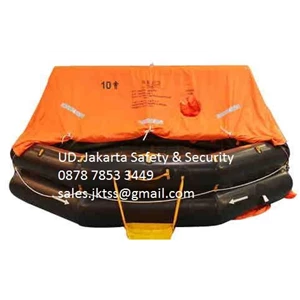 PERALATAN LAUT LIFE RAFT 10 PERSON YOULONG INFLATABLE LIFE RAFT SOLAS LIFE RAFT APPROVAL