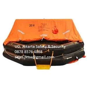 PERALATAN LAUT LIFE RAFT 20 PERSON YOULONG INFLATABLE LIFE RAFT SOLAS LIFE RAFT APPROVAL