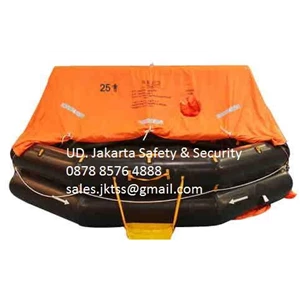PERALATAN LAUT LIFE RAFT 25 PERSON YOULONG INFLATABLE LIFE RAFT SOLAS LIFE RAFT APPROVAL
