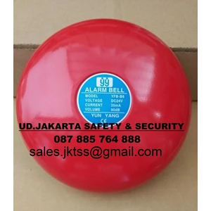 FIRE ALARM BELL FIRE 6 INCHES 15 CM-24 VDC POLARIZED MAGNETIC BRAND of YUNYANG
