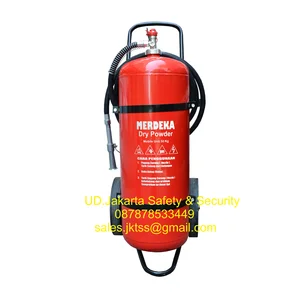 Apab Beroda Trolley 50 Kg Abc Dry Chemical Powder Yellow