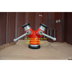 FIRE FIGHTING BRAZING Y CABANG 2 CONNECTION  ALUMINIUM IMPORT TUBE RESISTANCE HOSE MURAH