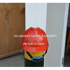 HELM SAFETY OFFICER APD HELMET HEAD PROTECTION ALAT PELINDUNG DIRI MERAH  JAKARTA