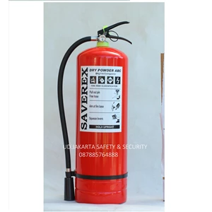 Apar Tube Fire Extinguisher Light Poison Abc Dry Chemical Powder 8 Kg Saverex