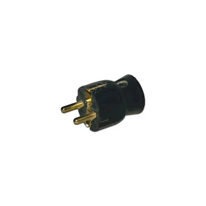 Steker Listrik / Steker 2P + E Plugs Extensions Plastic Hitam kabel Samping