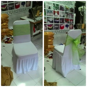 White Tight Futura Chair Cover