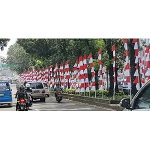 umbul-umbul bendera rumbai tenda pesta