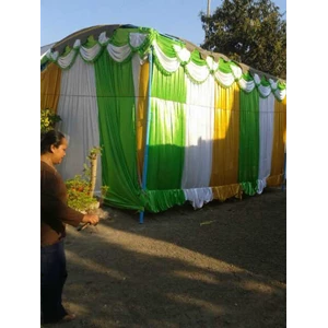 background wall tent