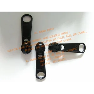 Variasi Kepala Resleting No. 5 WKK Hitam Black Nekel