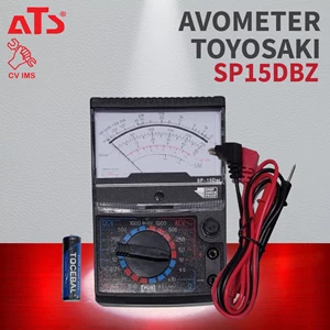 Multimeter Avometer SP15DBZ Lengkap Baterai / Multi Tester SP-15DBZ 