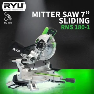 Gergaji Listrik Miter 7" Sliding RYU RMS 180-1