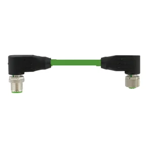 MURR ELEKTRONIK - M12 male 90° / M12 female 90° P/N 7000-46061-8020050