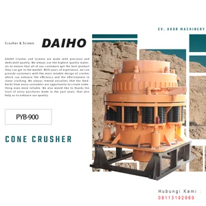 Mesin Pemecah Batu Cone Crusher DAIHO PYFB 0910