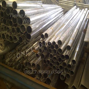 Tiang PJU Oktagonal 8 Meter Hotdeep Galvanis