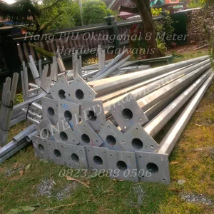 Tiang PJU Oktagonal 6 Meter 