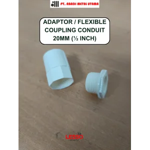 ADAPTOR / FLEXIBLE COUPLING CONDUIT 20MM (½ INCH) MERK LESSO