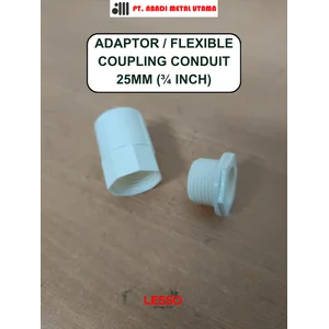 ADAPTOR / FLEXIBLE COUPLING CONDUIT 25MM (¾ INCH) MERK LESSO