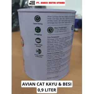 Cat Kayu & Besi merk Avian 0,9 Liter