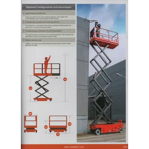 Scissor Lift Tangga Gunting Elektrik 8 meter - 16 Meter