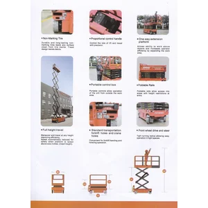 Scissor Lift Tangga Gunting Elektrik 8 meter - 16 Meter