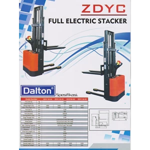Hand Stacker Full Electric Dalton Models Pedestrian ZDYC