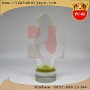 Crystal Plaque 02 Height 25 Cm