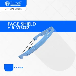 Face Shield Dengan 5 Visor tambahan Anti fog pelindung wajah