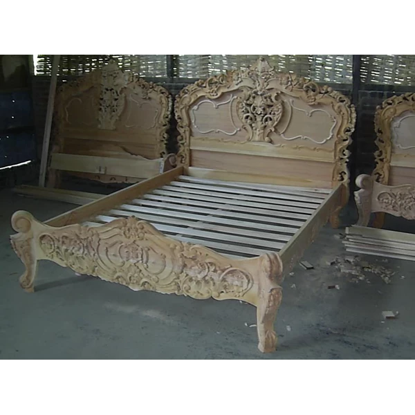 Antique Teak Wood Bed Size 160 X 200