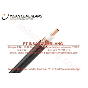 Ava6-50 Heliax® Andrew Virtual Air™ Coaxial Cable Corrugated Copper 1-1.4 In Black Pe Jacket 