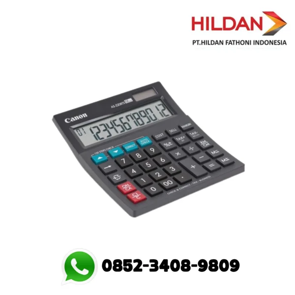 CALCULATOR 12 DIGIT AS-220RTS HB MERK CANON