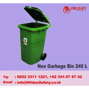 Tempat Sampah MASPION Tipe Neo Garbage Bin 240 L Plastik 