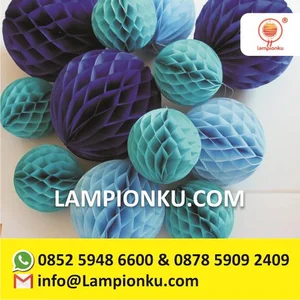 Pom Pom Honeycomb Kertas